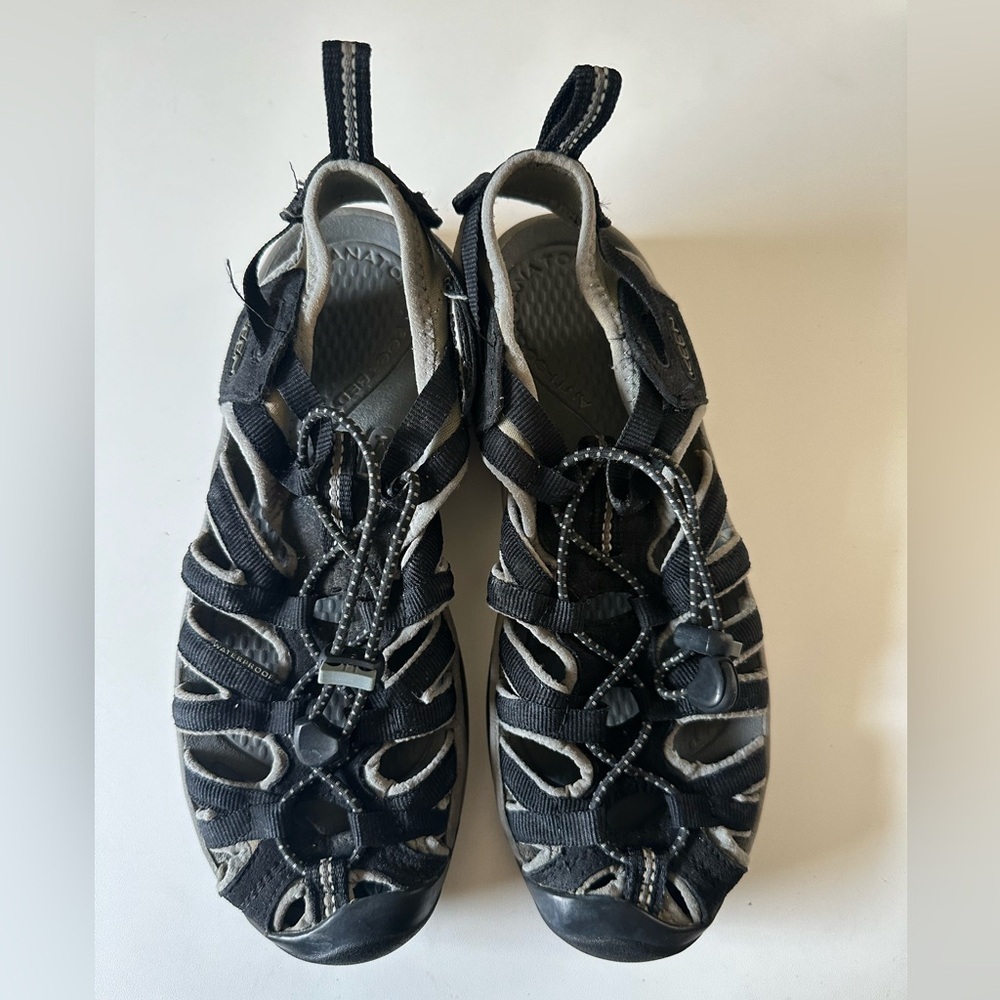 Keen Gray Black Outdoor Sandals size 7‎